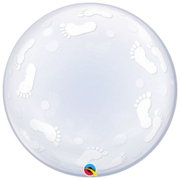 Baby Footprints Deco Bubble | 61cm