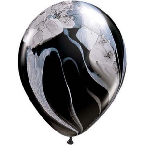 Black & White Agate Latex | 28cm