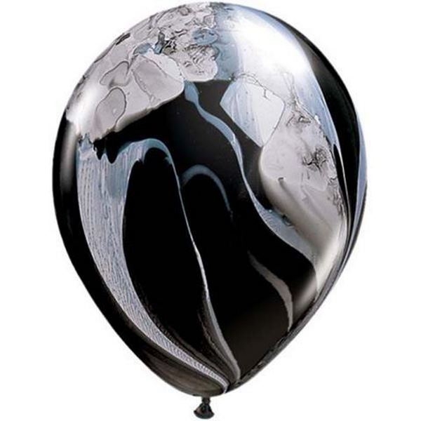 Black & White Agate Latex | 28cm