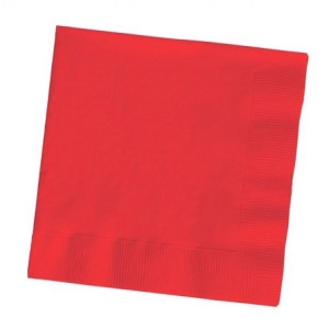 Disposable Dinner Napkins | Red | 50 Pack