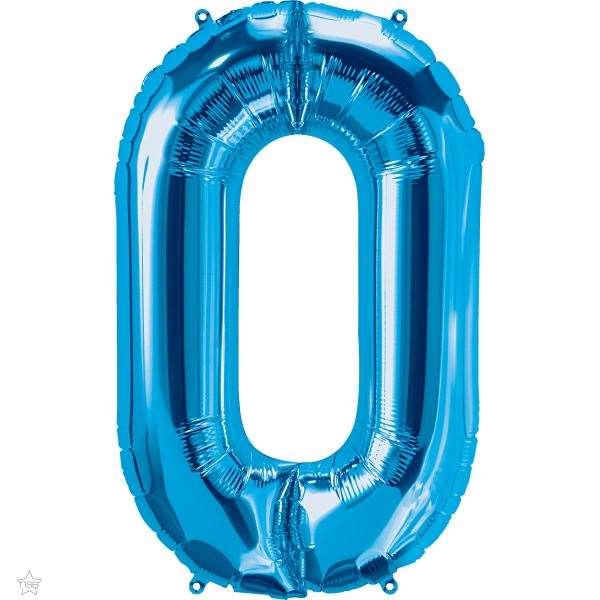 Number 0 Megaloon Foil | 86cm | Multiple Colours