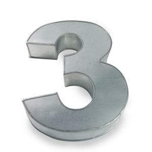 Number 3 Cake Tin