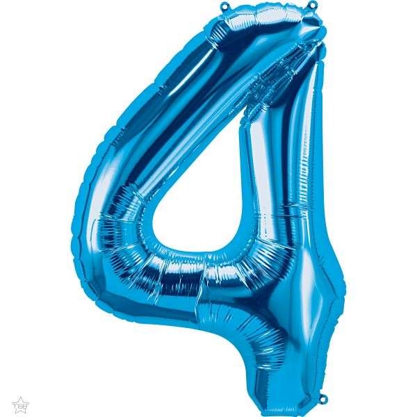 Number 4 Megaloon Foil | 86cm | Multiple Colours