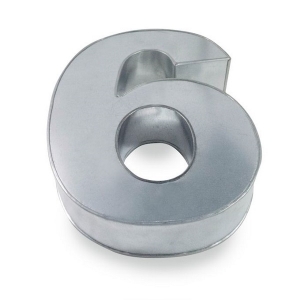 Number 6 Cake Tin