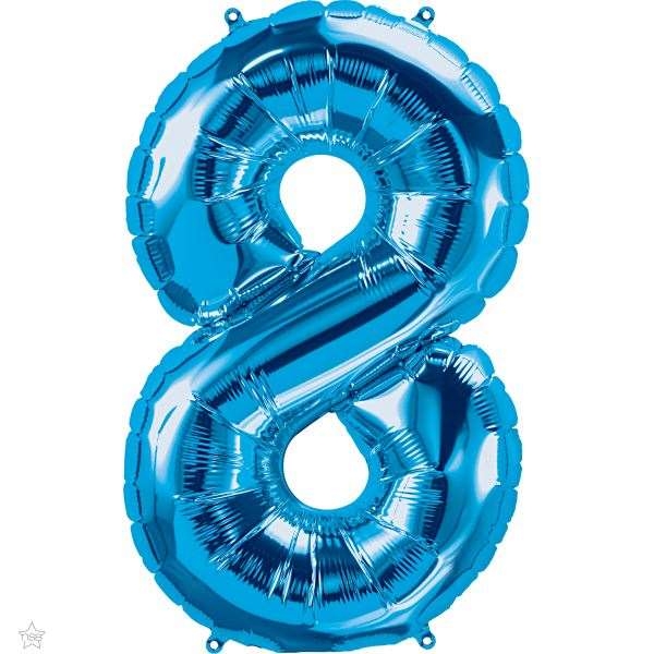 Number 8 Megaloon Foil | 86cm | Multiple Colours