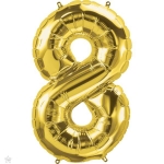 Number 8 Megaloon Foil | 86cm | Multiple Colours
