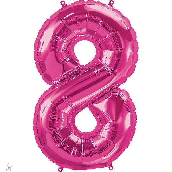 Number 8 Megaloon Foil | 86cm | Multiple Colours