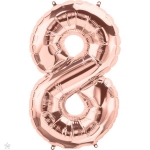 Number 8 Megaloon Foil | 86cm | Multiple Colours