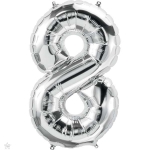 Number 8 Megaloon Foil | 86cm | Multiple Colours