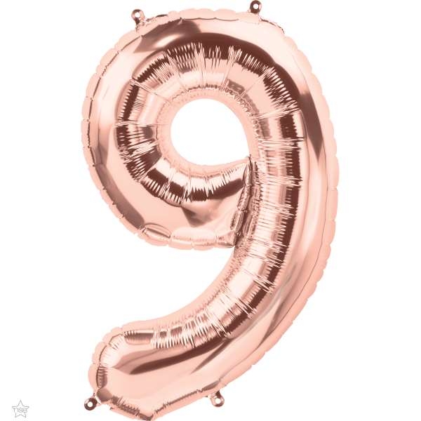 Number 9 Megaloon Foil | 86cm | Multiple Colours