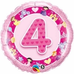 Themed Birthday Foil | 1-5 | Pink | 45cm