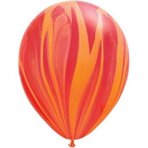 Red & Orange Agate Balloon | 28cm
