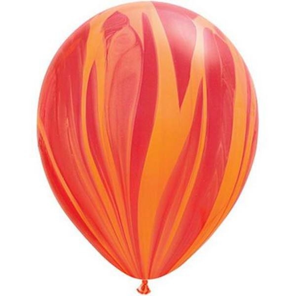 Red & Orange Agate Balloon | 28cm