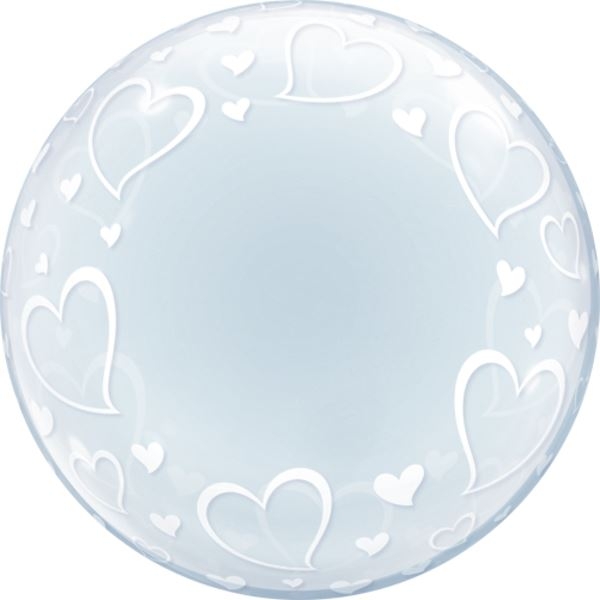 Stylish Hearts Deco Bubble | 61cm