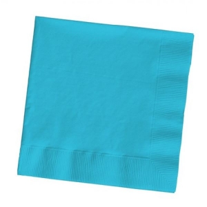 Disposable Dinner Napkins | Azure Blue | 50 Pack
