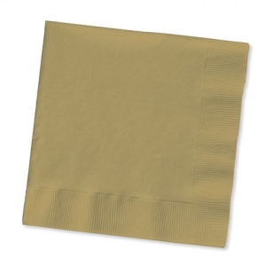 Disposable Dinner Napkins | Gold | 50 Pack