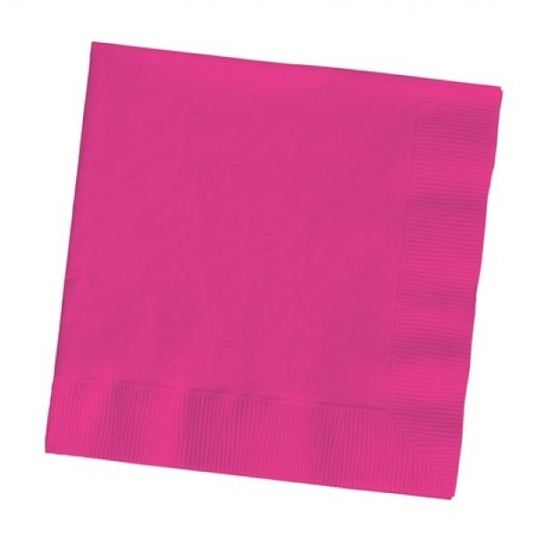 Disposable Dinner Napkins | Magenta | 50 Pack