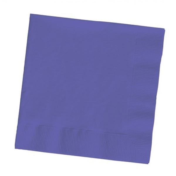 Disposable Dinner Napkins | Purple | 50 Pack