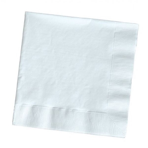 Disposable Dinner Napkins | White | 50 Pack