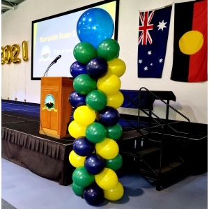Freestyle Columns with a topper for Burnside State School Graduation