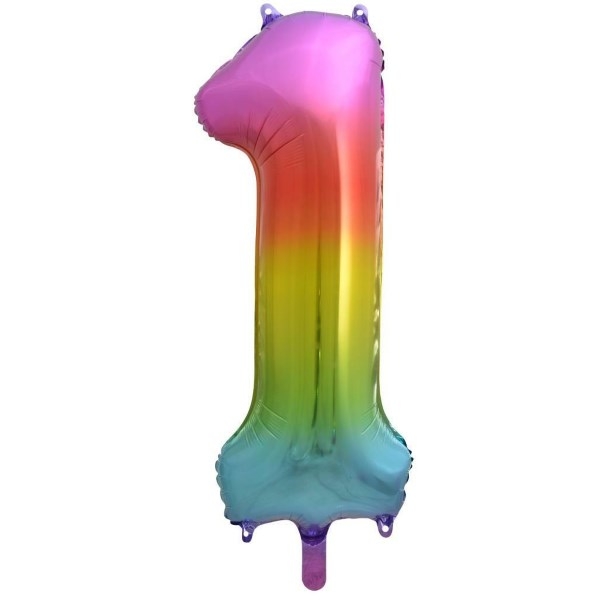Number 1 Megaloon Foil | 86cm | Multiple Colours