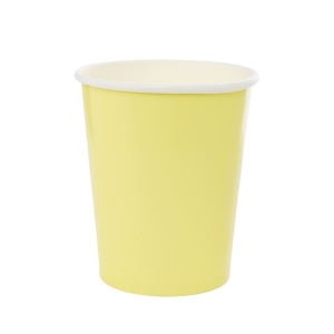 Paper Cup | Pastel Yellow | 10 Pack