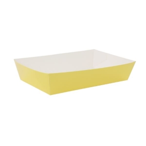 Paper Lunch Tray | Pastel Yellow | 10 Pack