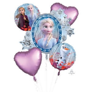 Frozen balloon bouquet