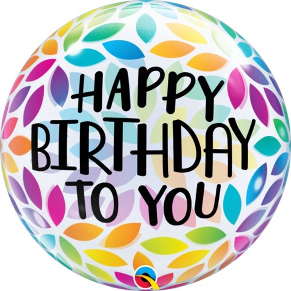 Happy Birthday to You Petals Bubble | 56cm