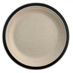 Biodegradable Dinner Plate | Black | 10 Pack