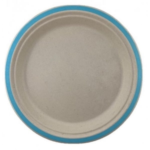 Biodegradable Dinner Plate | Blue | 10 Pack