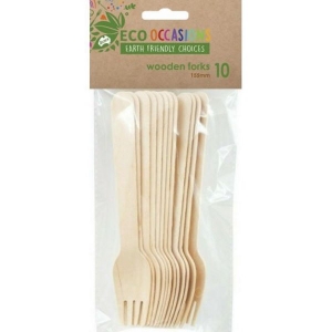 Wooden Forks | 10 Pack