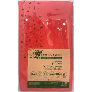 Paper Tablecloth | Red