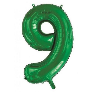 Number 9 Megaloon Foil | 86cm | Multiple Colours