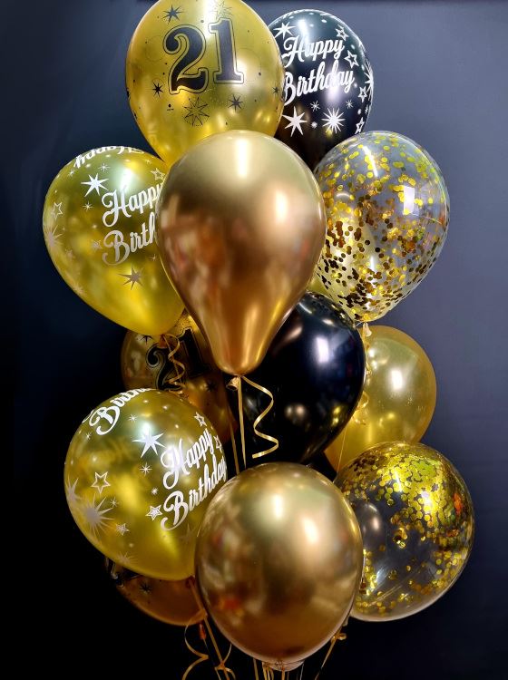 Latex balloon cluster to suit any milestone