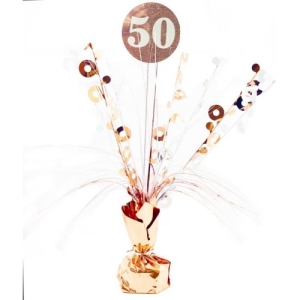 Table Centrepiece | 50 | Rose Gold & White