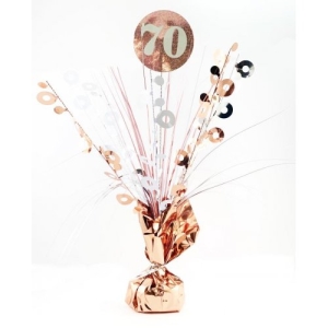 Table Centrepiece | 70  Rose Gold & White