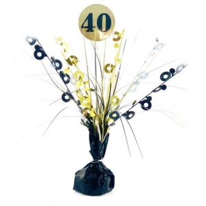 Table Centrepiece | 40 |Black & Gold