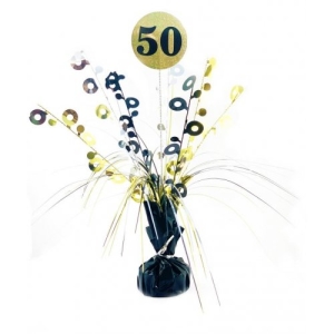 Table Centrepiece |50|Black & Gold