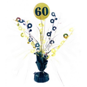 Table Centrepiece | 60 |Black & Gold