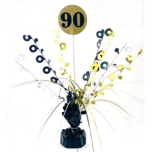 Table Centrepiece | 90 |Black & Gold